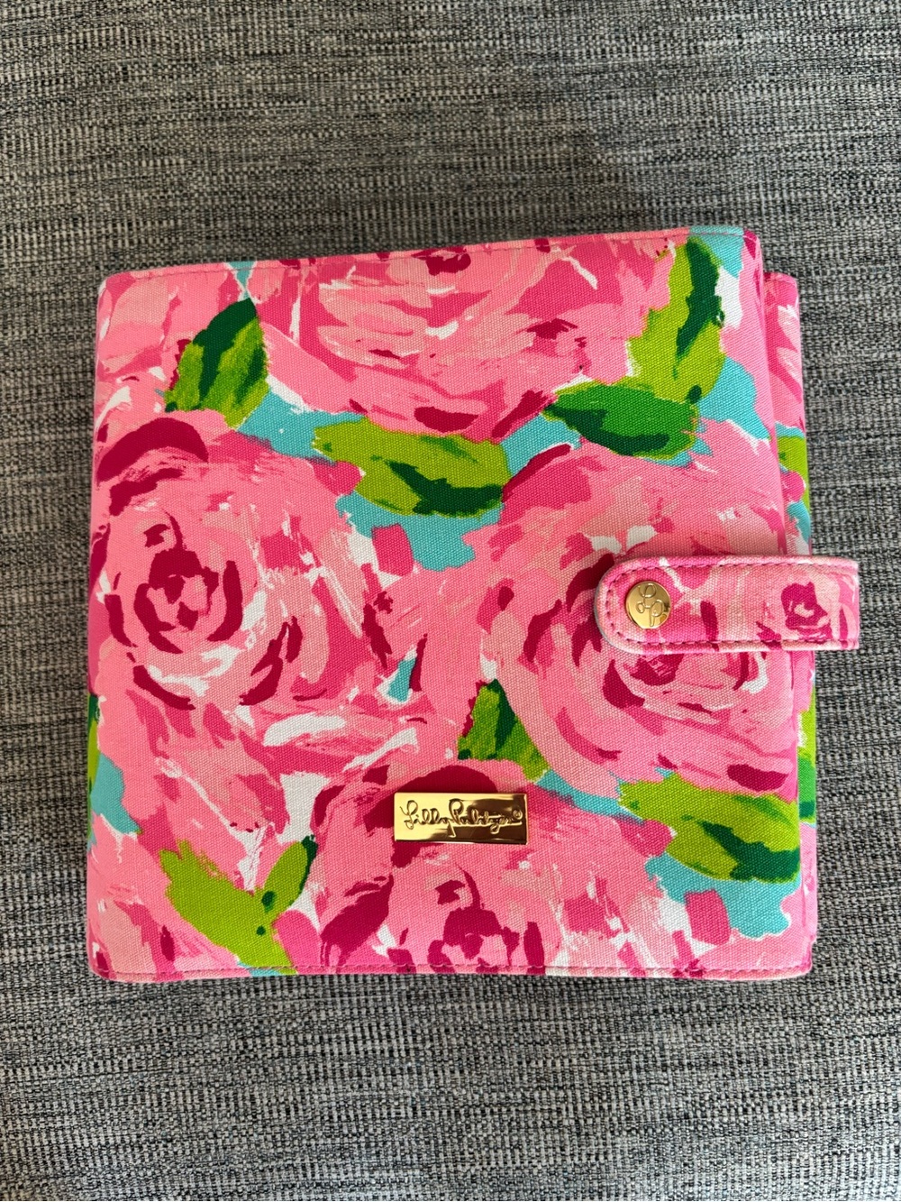 Lilly Pulitzer First Impression Hotty Pink Travel Foldup Jewelry Case Organizer